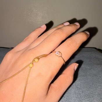 Jewellery palm shot